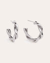 Lina Stainless Steel Hoops