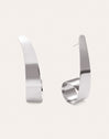 Long Shell Earrings Steel