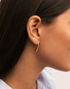 Long Drop Stainless Steel Gold Earrings 