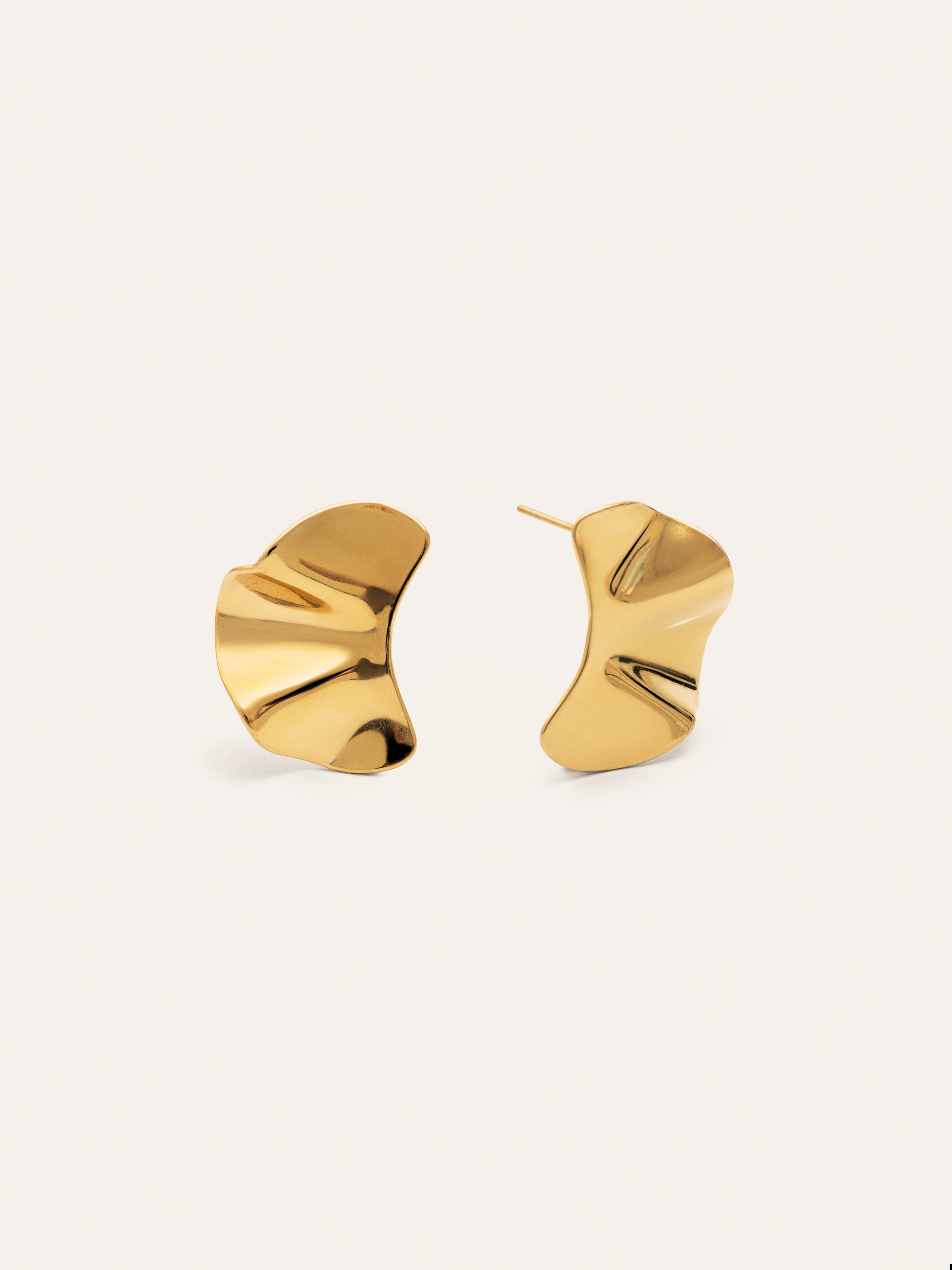 Pendientes Lora Acero Baño Oro