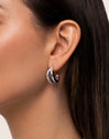 Margot Sterling Steel Earrings