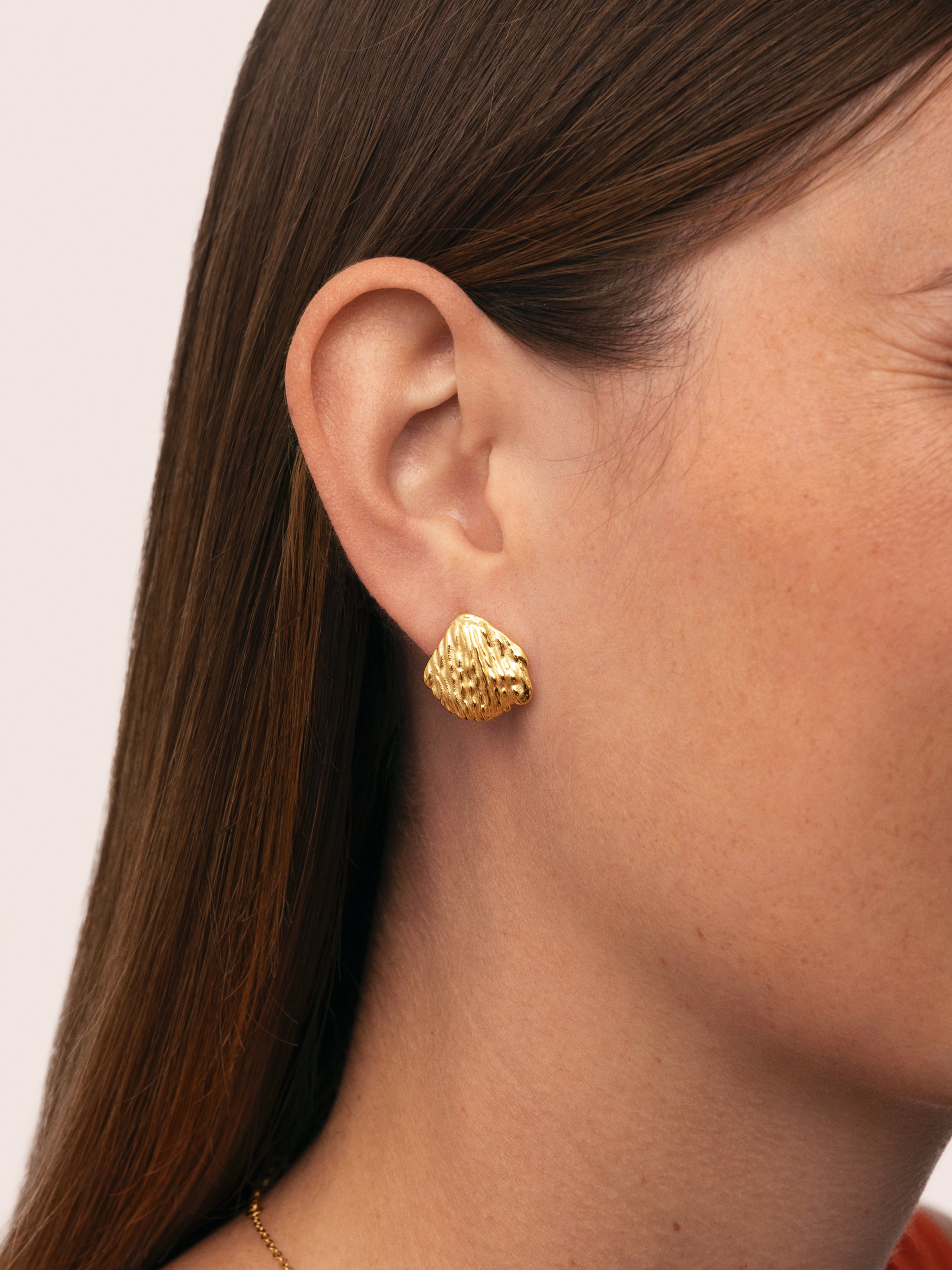 Maris Stainless Steel Gold Earrings 