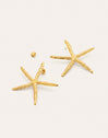 Pendientes Maxi Starfish Acero Baño Oro