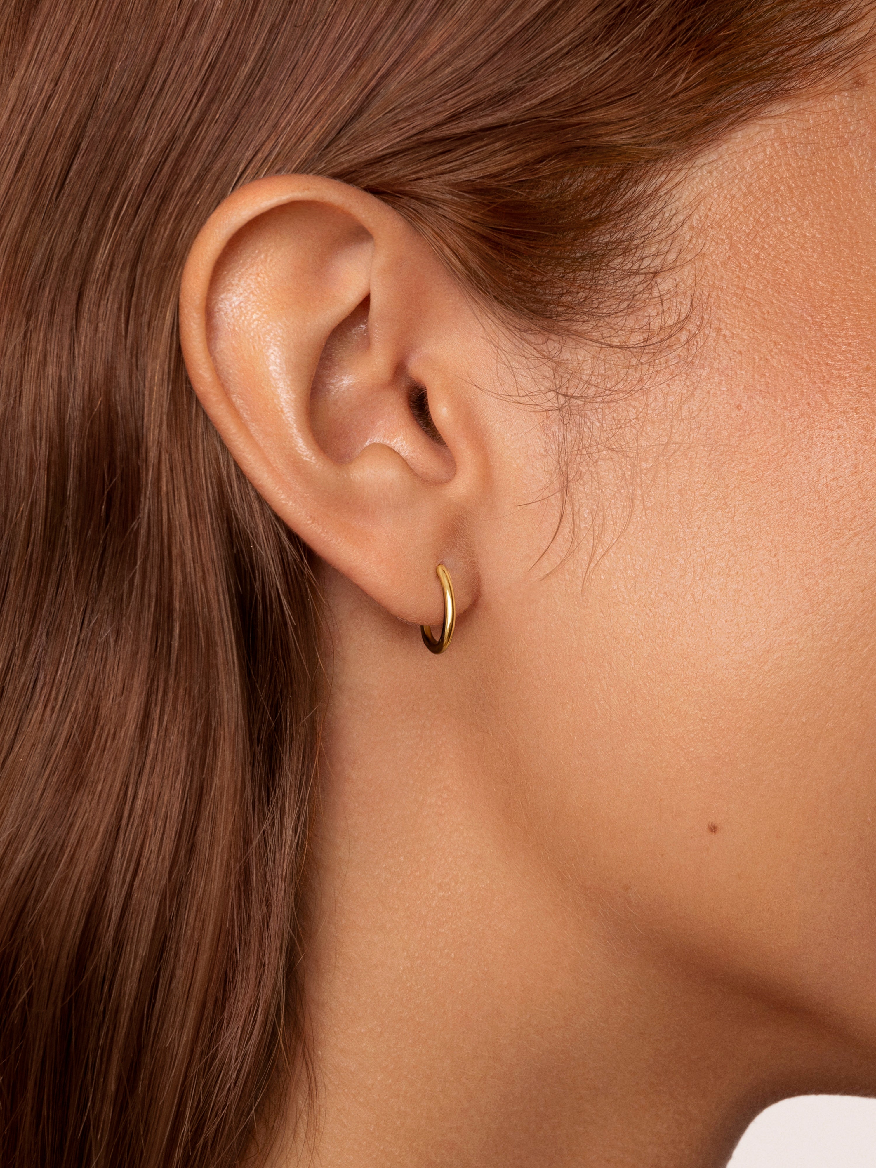 Maria XS Stainless Steel Gold Hoop Earrings