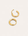 Maria XS Stainless Steel Gold Hoop Earrings