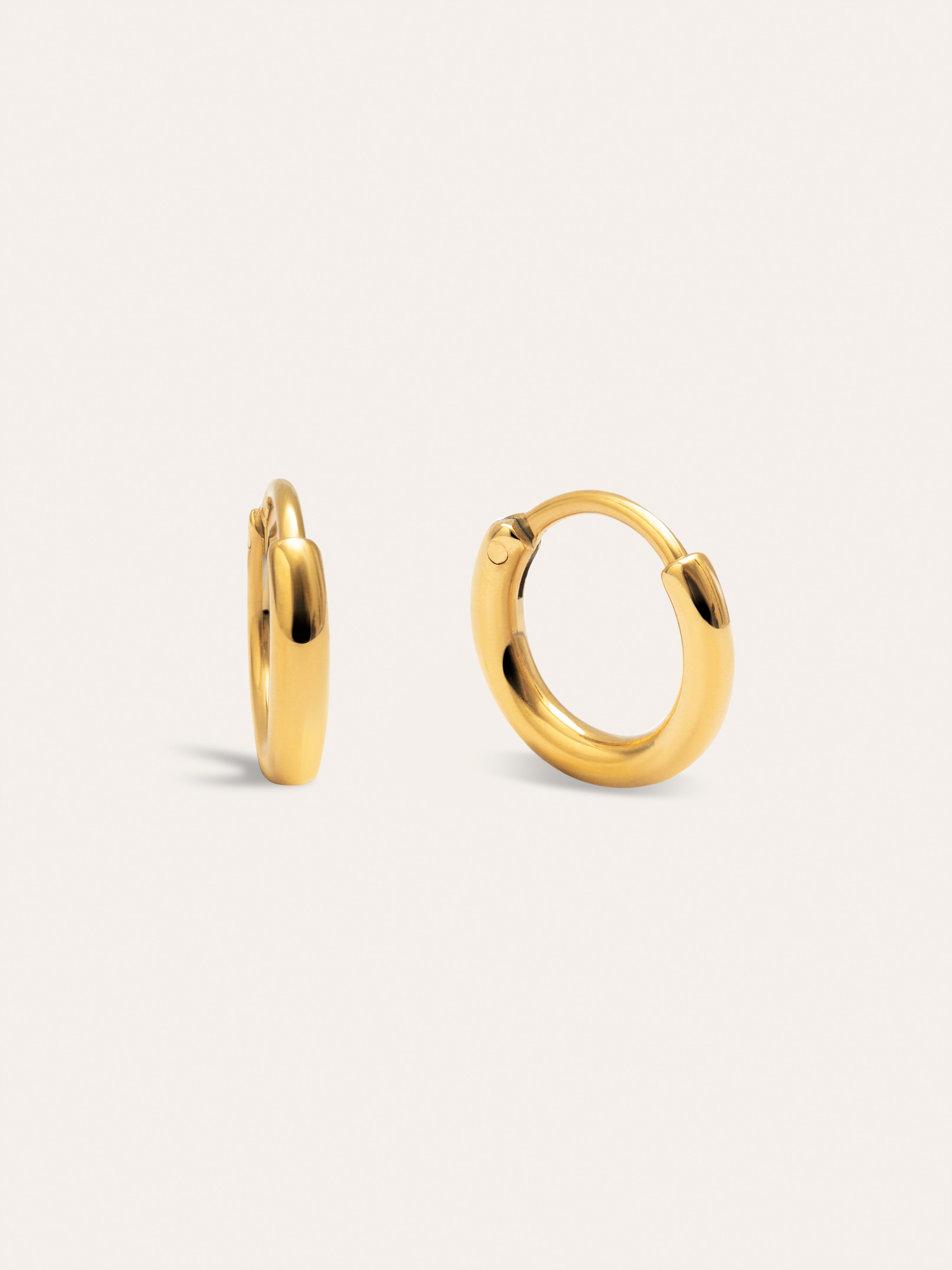 Maria XS Stainless Steel Gold Hoop Earrings