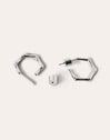 Mini Sugarcane Stainless Steel Hoop Earrings