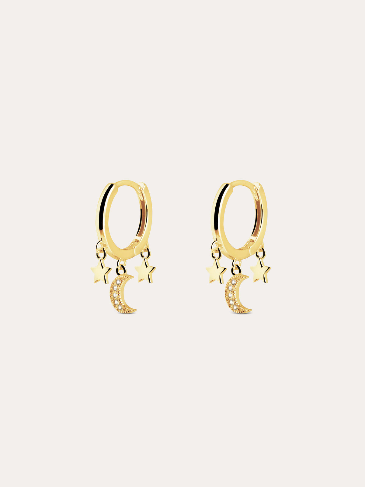 Pendientes Midnight Sky Baño Oro