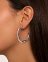 Odette Stainless Steel Hoop Earrings