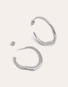 Odette Stainless Steel Hoop Earrings