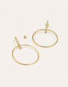 Ophelia Stainless Steel Gold Earrings 