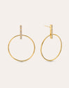 Ophelia Stainless Steel Gold Earrings 