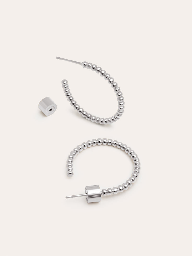 Pebble Dots M Stainless Steel  Earrings