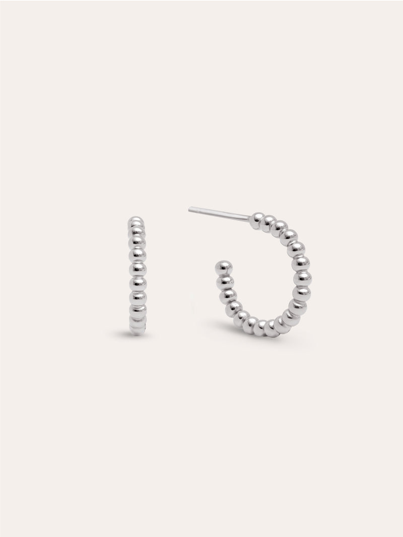 Pebble Dots S Stainless Steel Earrings