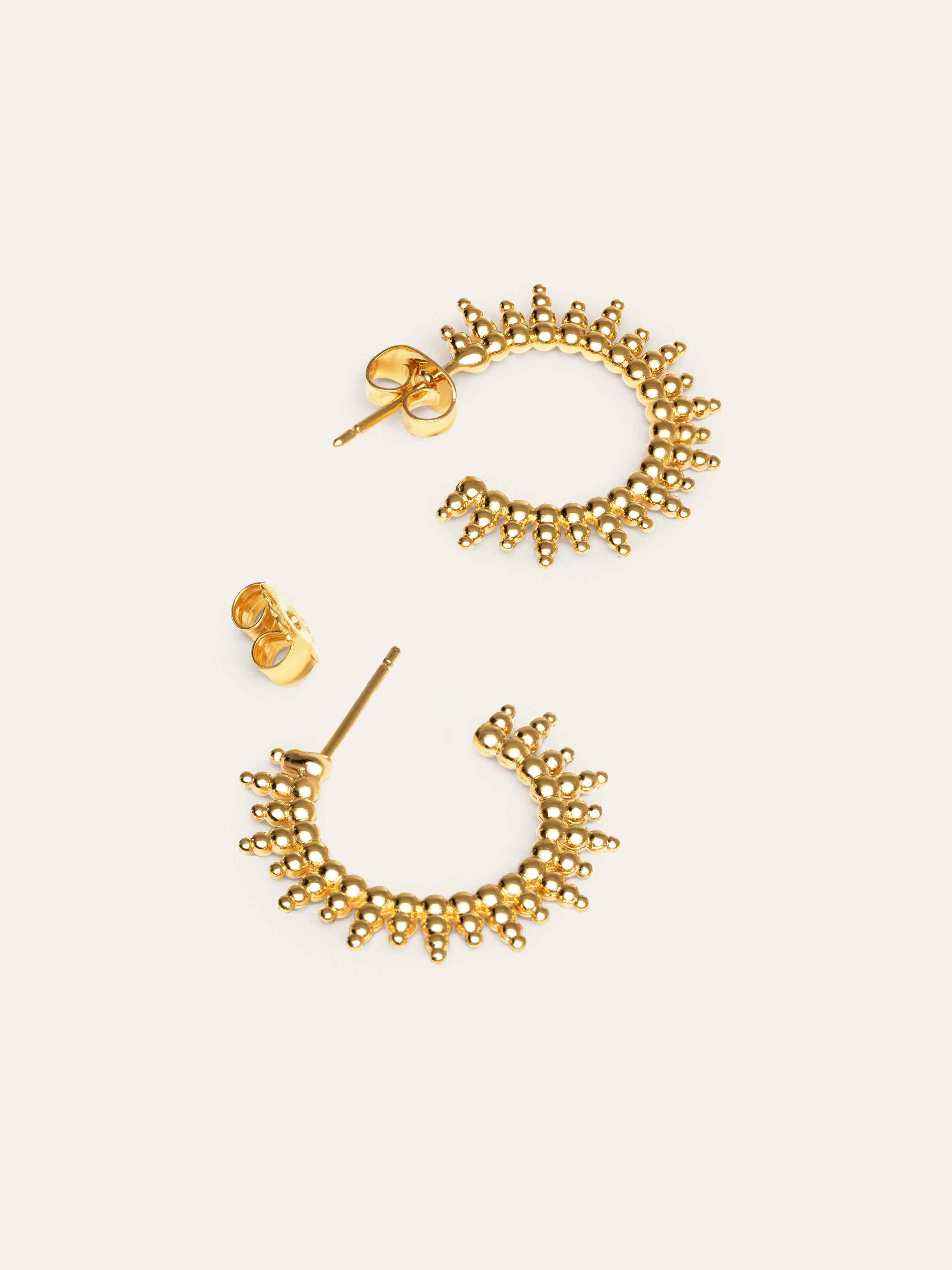 Pebbles Sun Gold Earrings