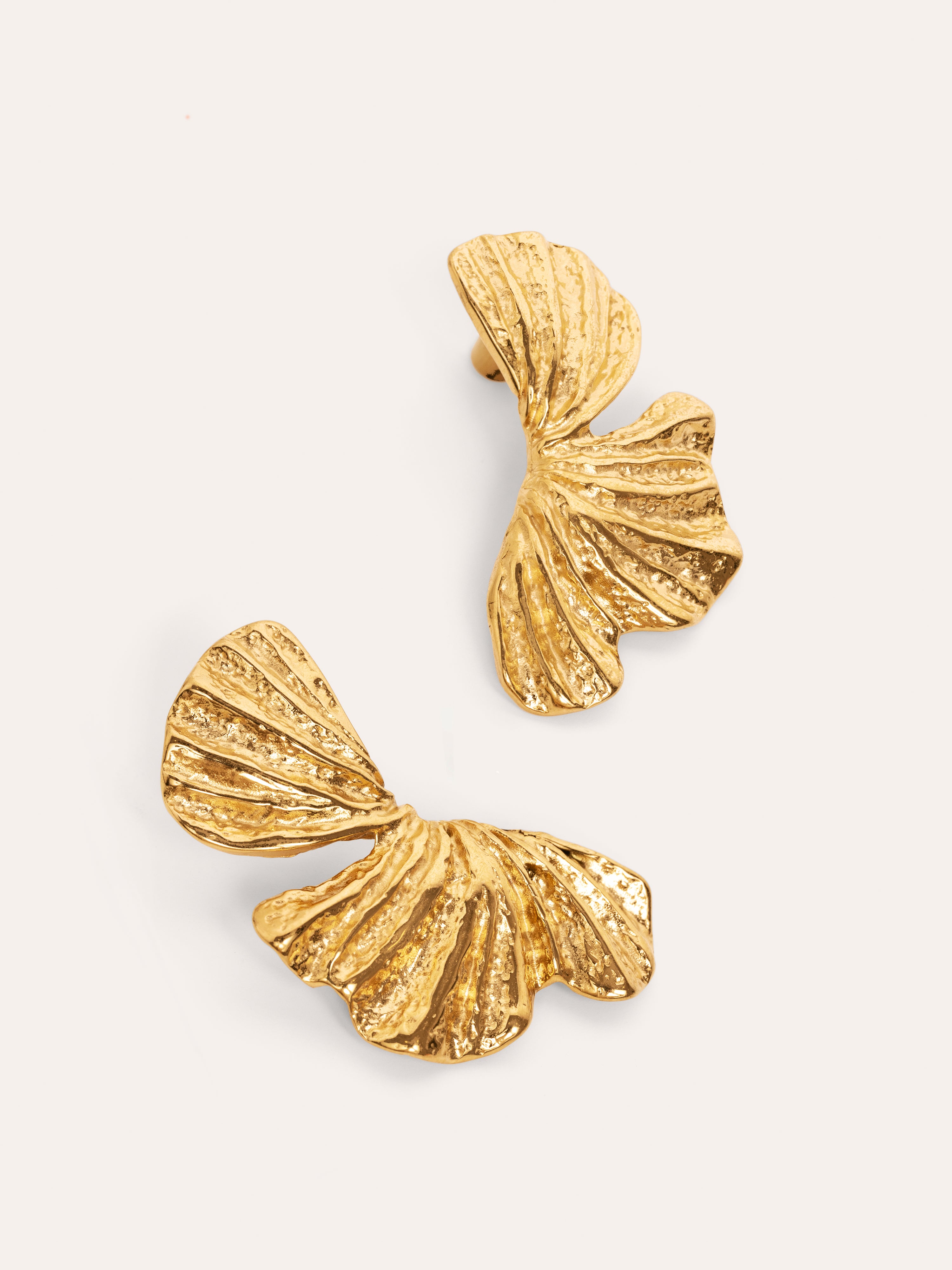 Portobello Stainless Steel Gold Earrings 