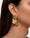 Portobello Stainless Steel Gold Earrings