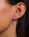 Polar Star Silver Earrings