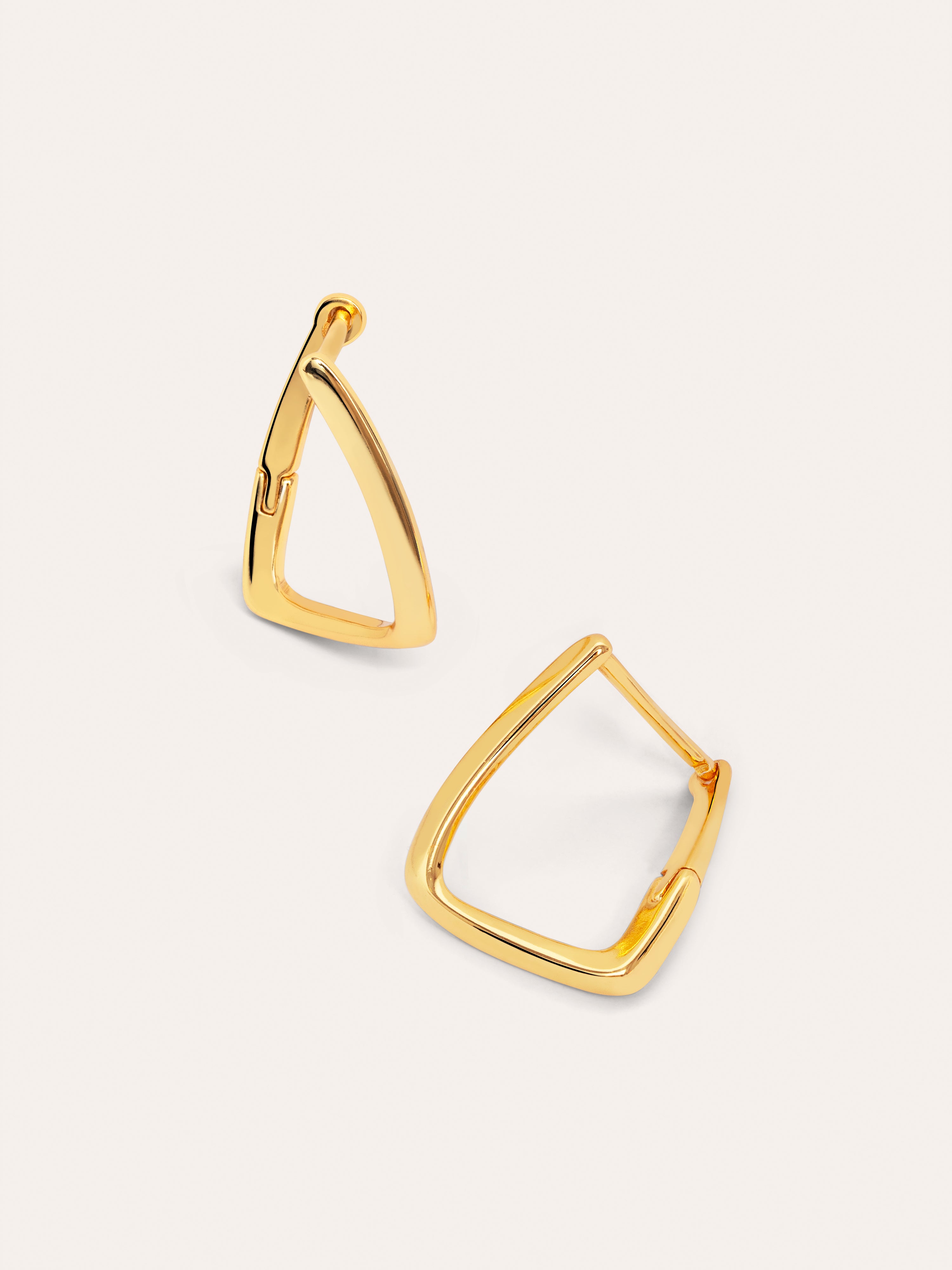  Prisma Gold Earrings