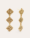 Rhomb Gold Earrings