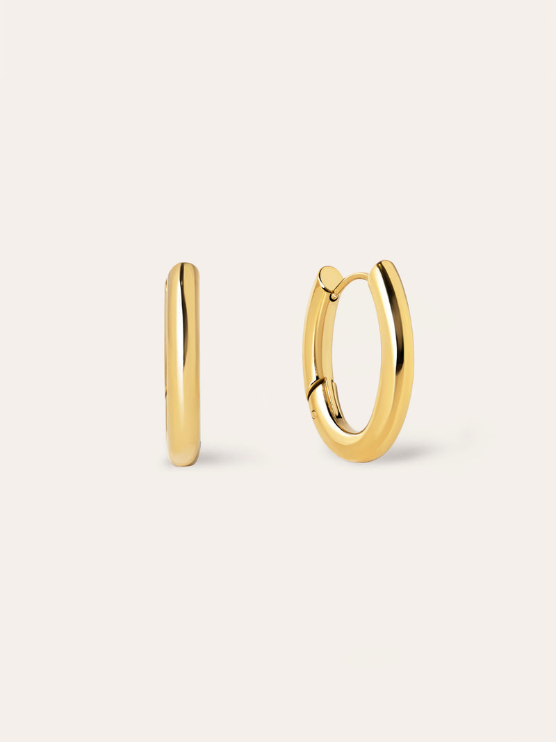 Samba Stainless Steel Gold Earrings 