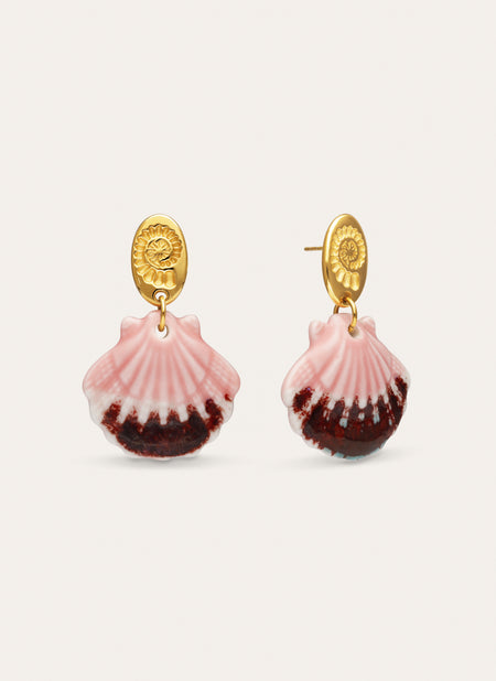 Sira Hoop Earrings Gold Plated Steel