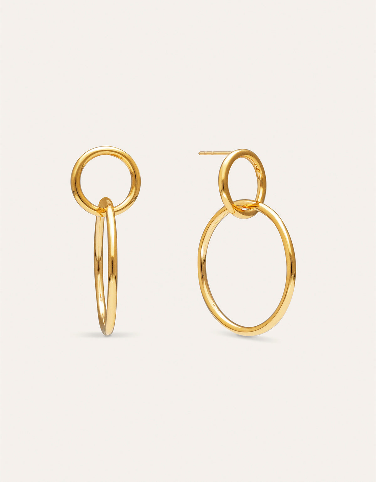 Pendientes Sister Acero Baño Oro