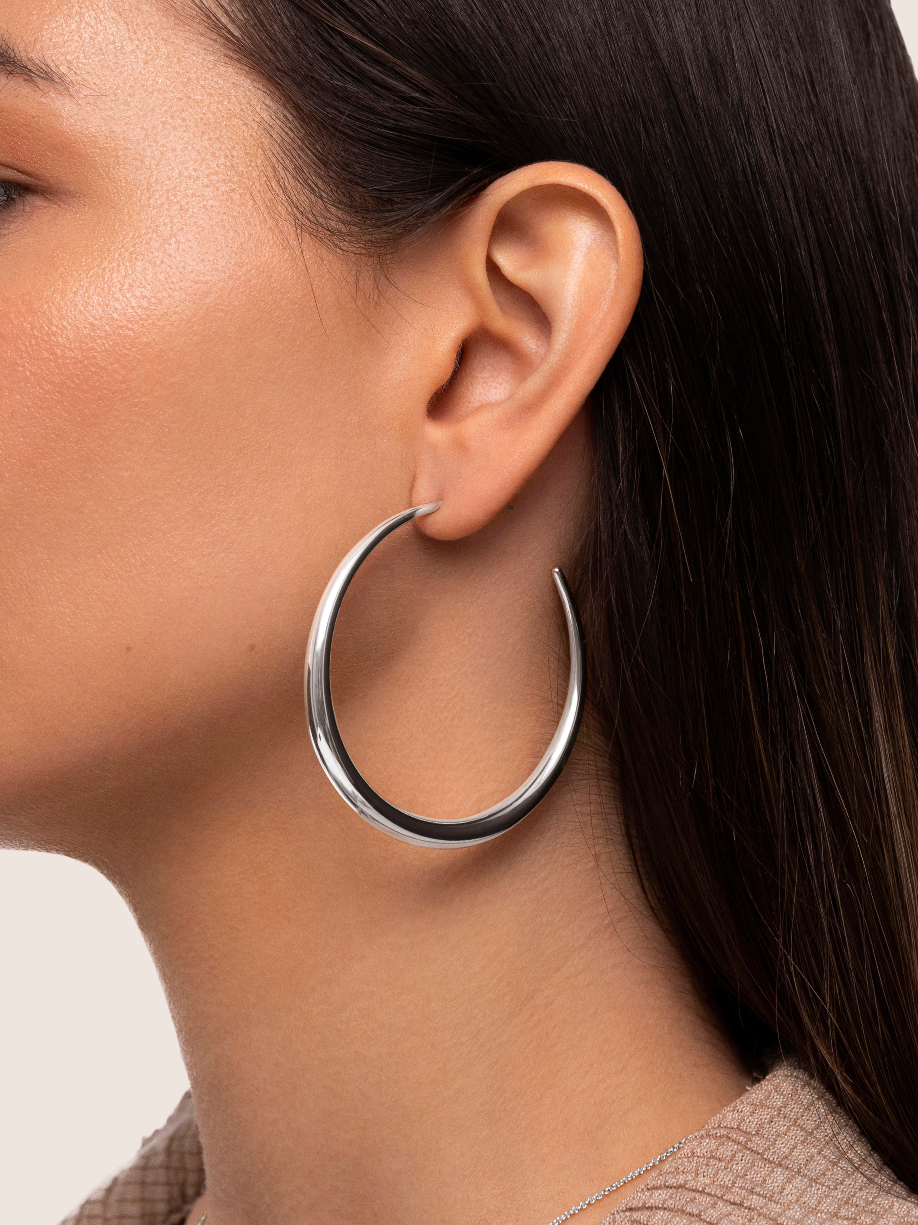 Slay Sterling Steel Earrings