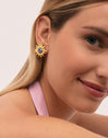 Sole Catalina Earrings Steel Gold Plated
