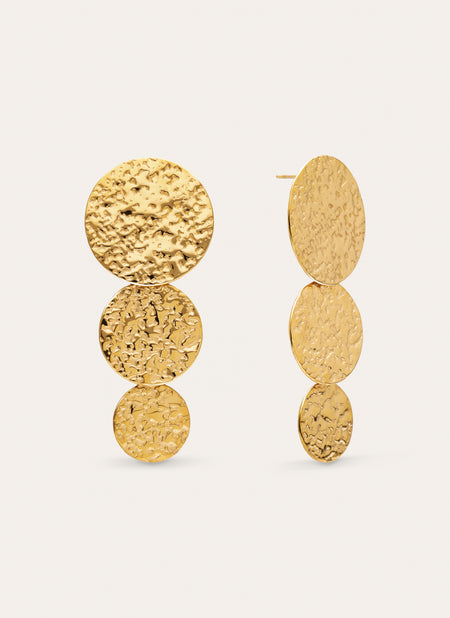 Soluna Earrings Steel Gold Plated