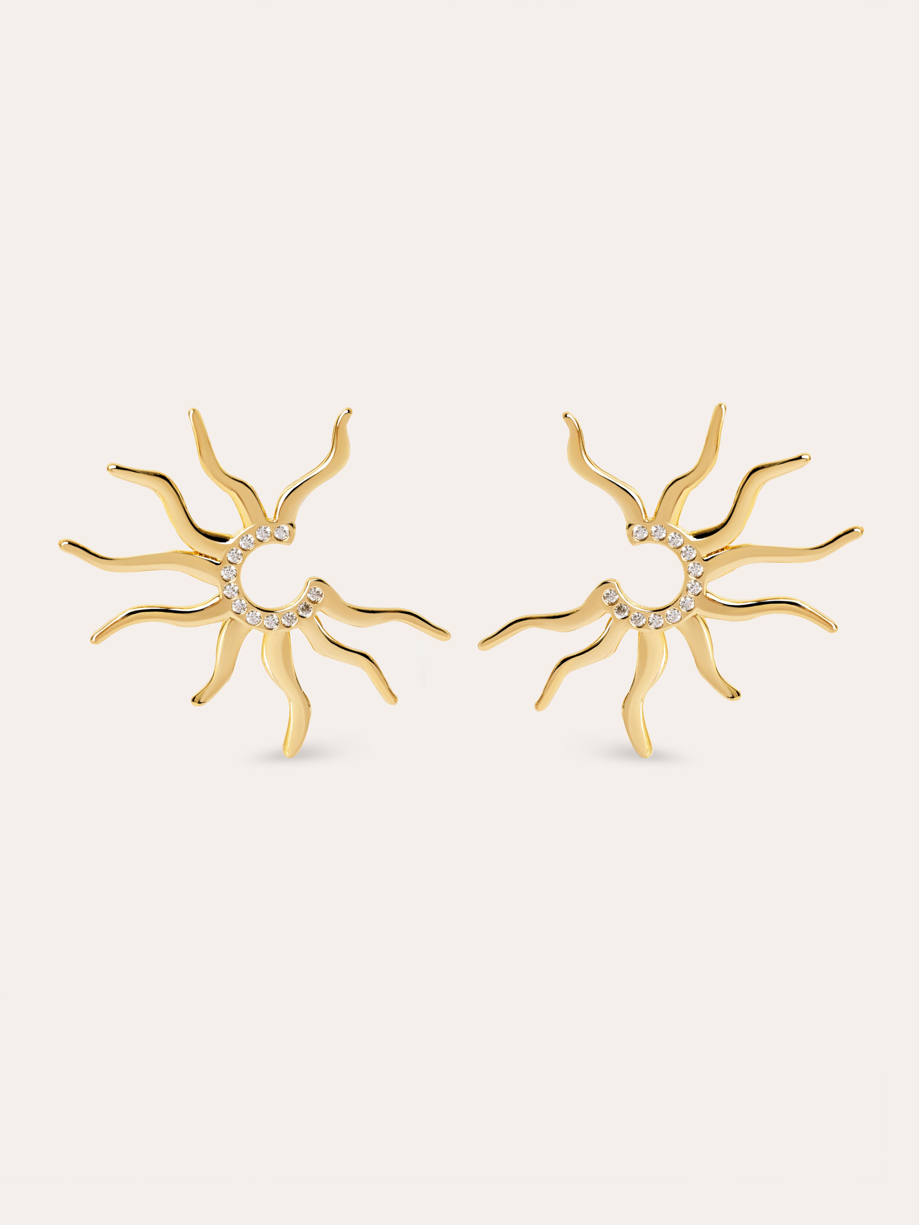 Sole Mio Gold Earrings