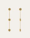 Tiny Daisy Stainless Steel Gold Earrings