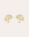 Tree of Life Gold Earrings