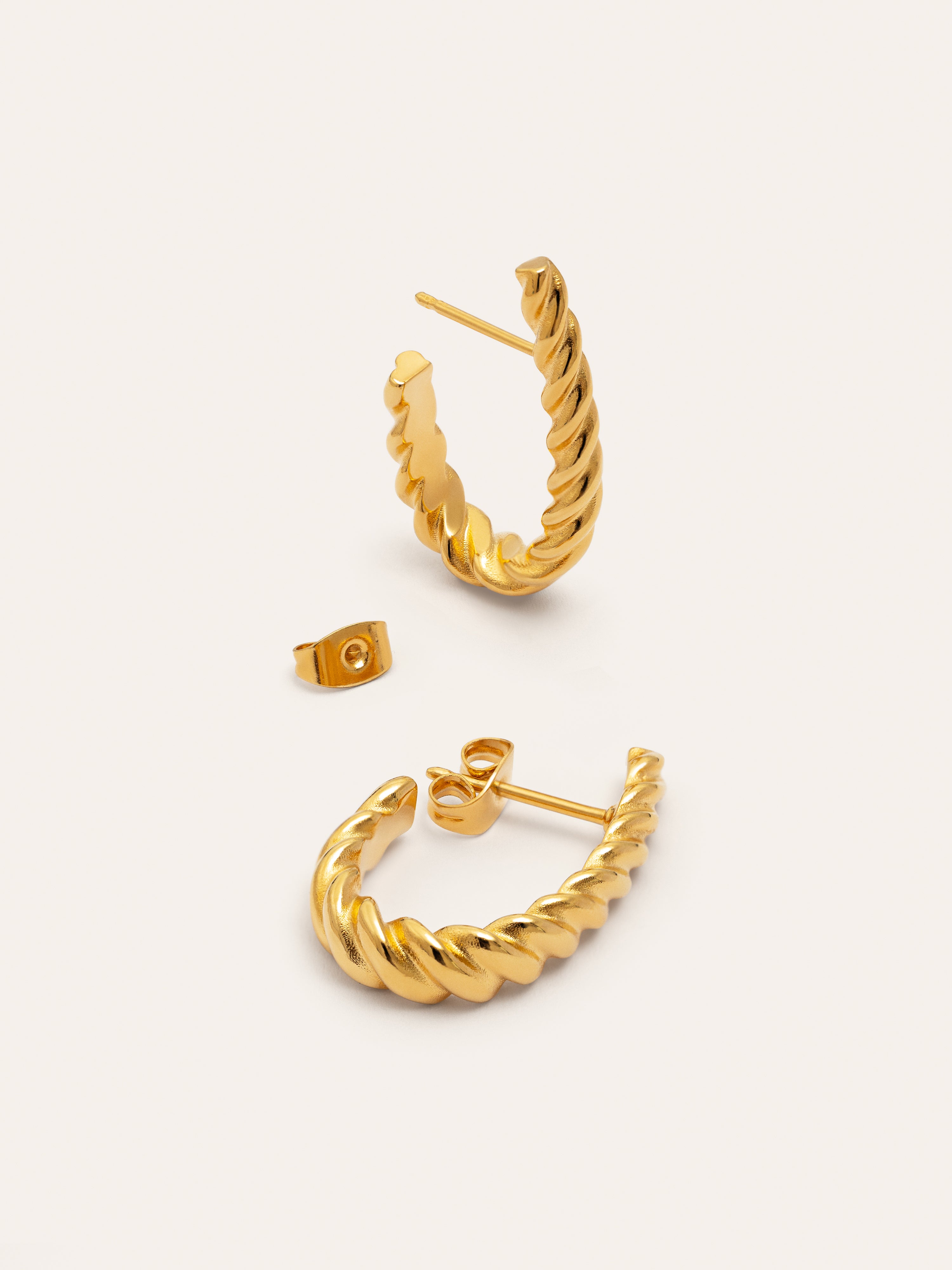 Pendientes Tressia Baño Oro
