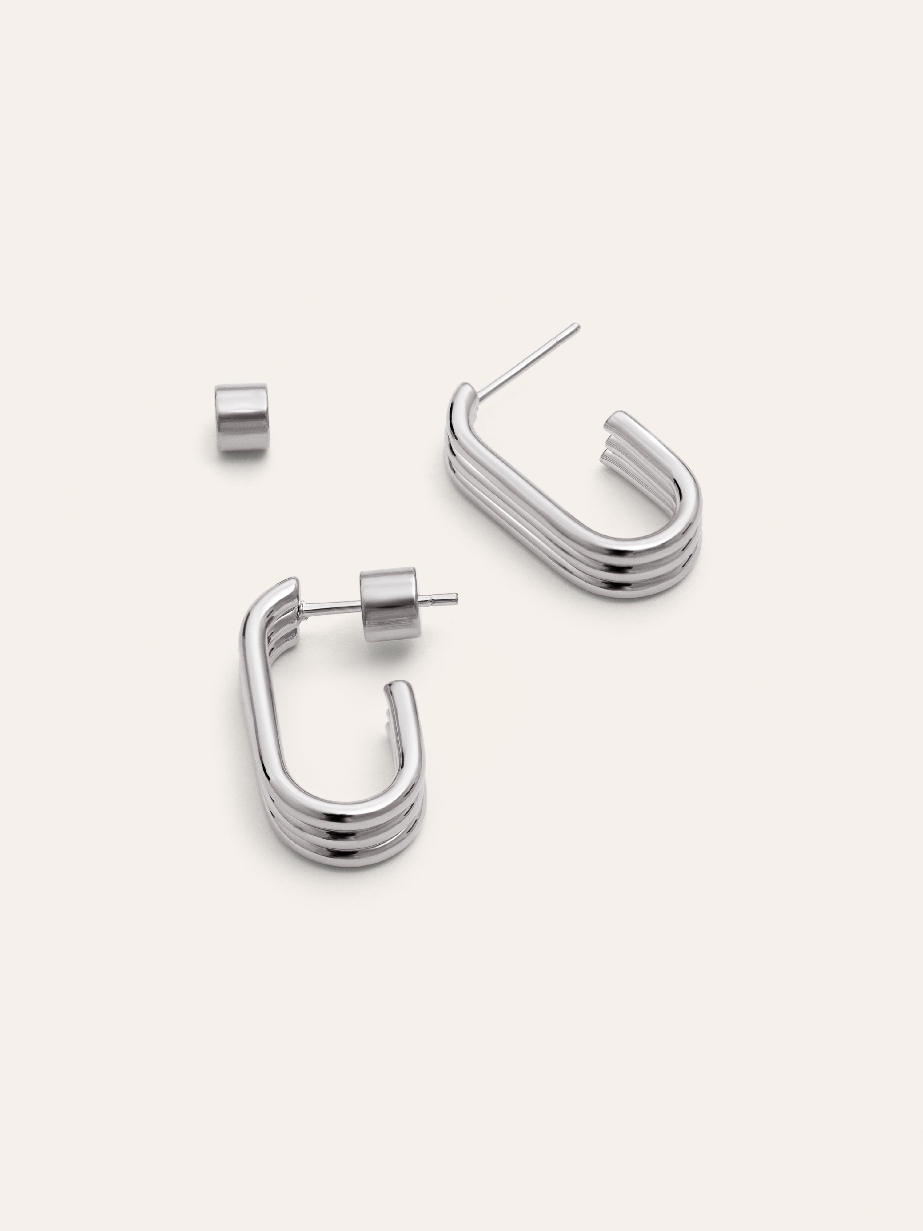 Pendientes Triple Urban Acero