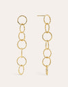 Pendientes Twist Circles & Circles Baño Oro