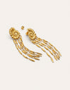 Zafira Shells Earrings Stainless Steel 18kt Gold Plated