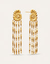 Zafira Shells Earrings Stainless Steel 18kt Gold Plated