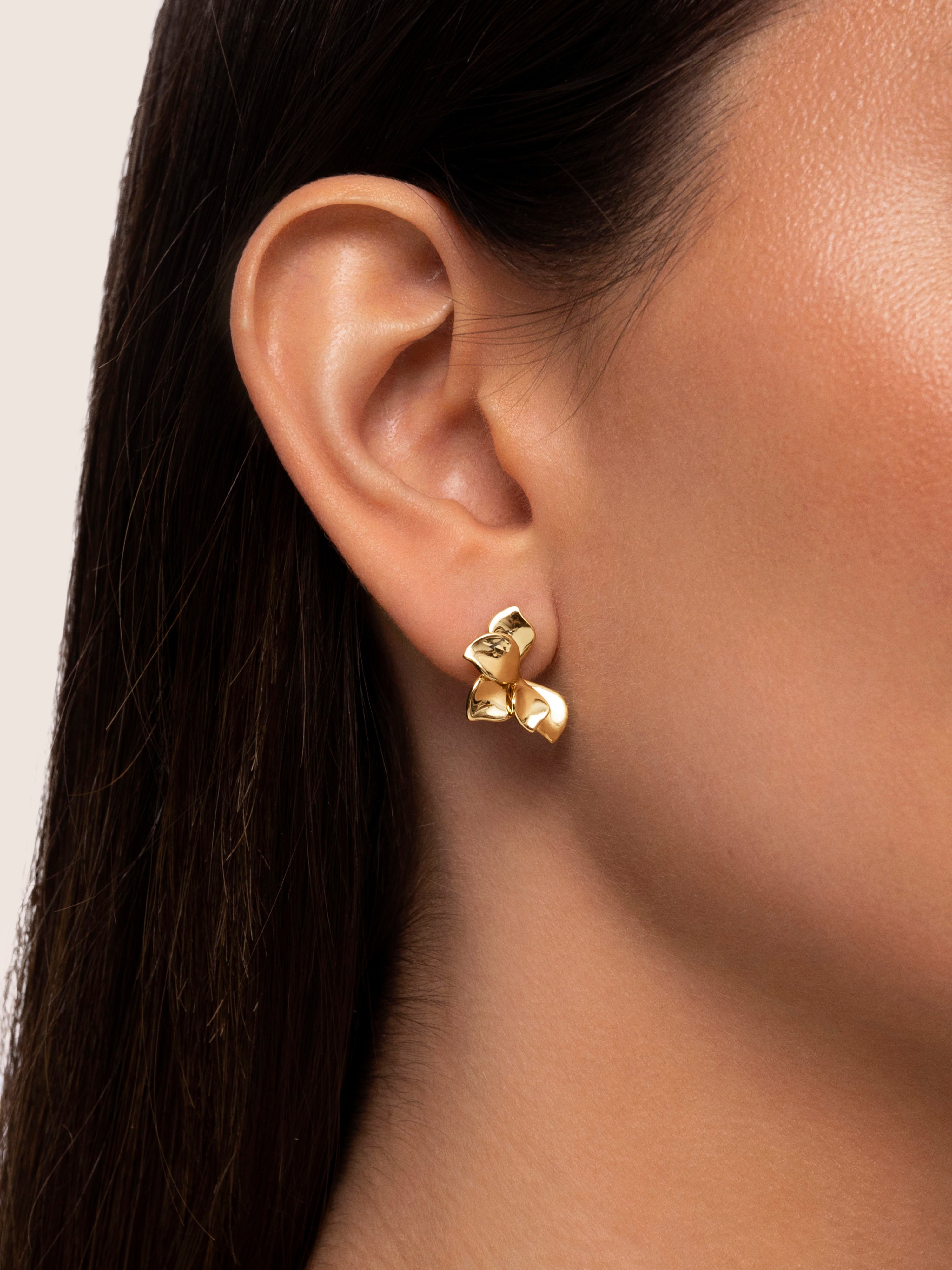 Zinnia Gold Earrings