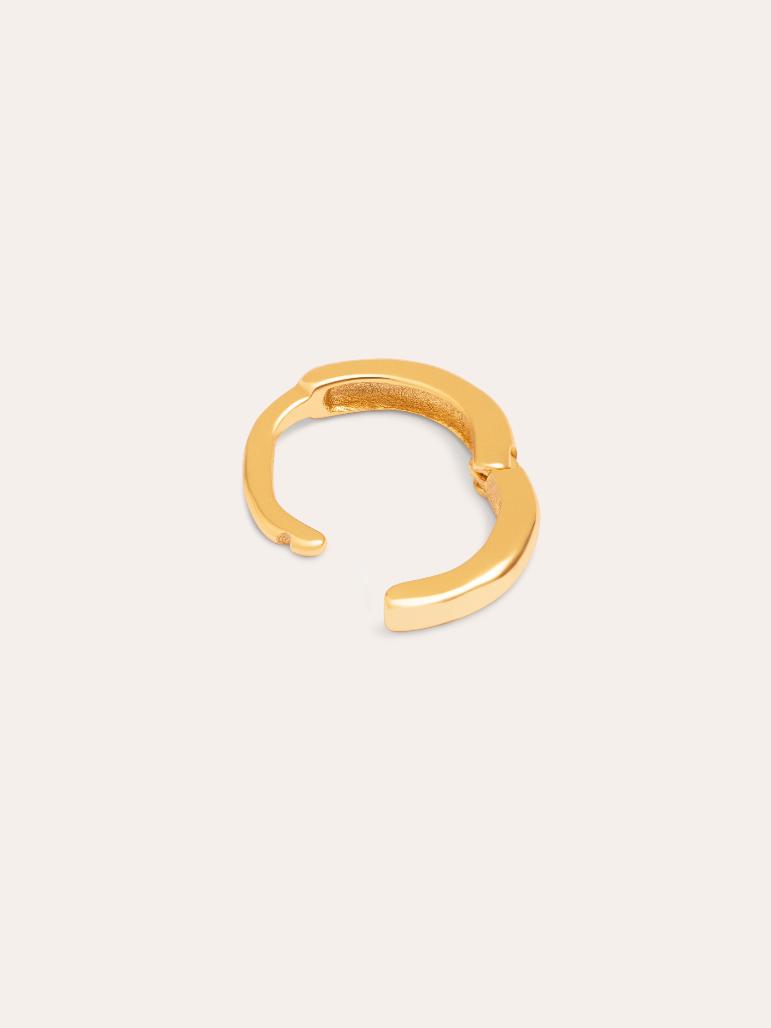 Klein 5 Gold Hoop Single Earring