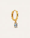 Single Hoop Earring Azulis Gold-Plated