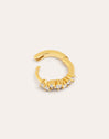 Cleo Spark Gold Hoop Earrings 