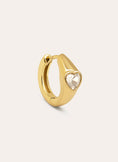 Heart Gold Baño Single Earring