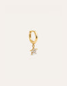 Starlight Gold Hoop Single Earring