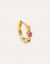Leonor Gold-Plated Single Hoop Earring