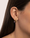 Lila Hoop Gold Single Earring