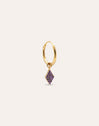 Lila Hoop Gold Single Earring