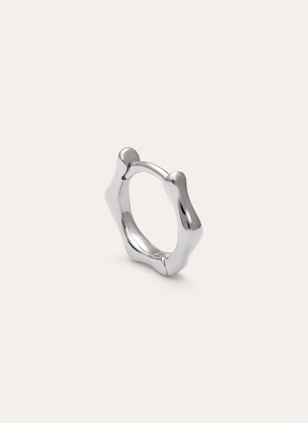 Odina Single Hoop Earring Steel