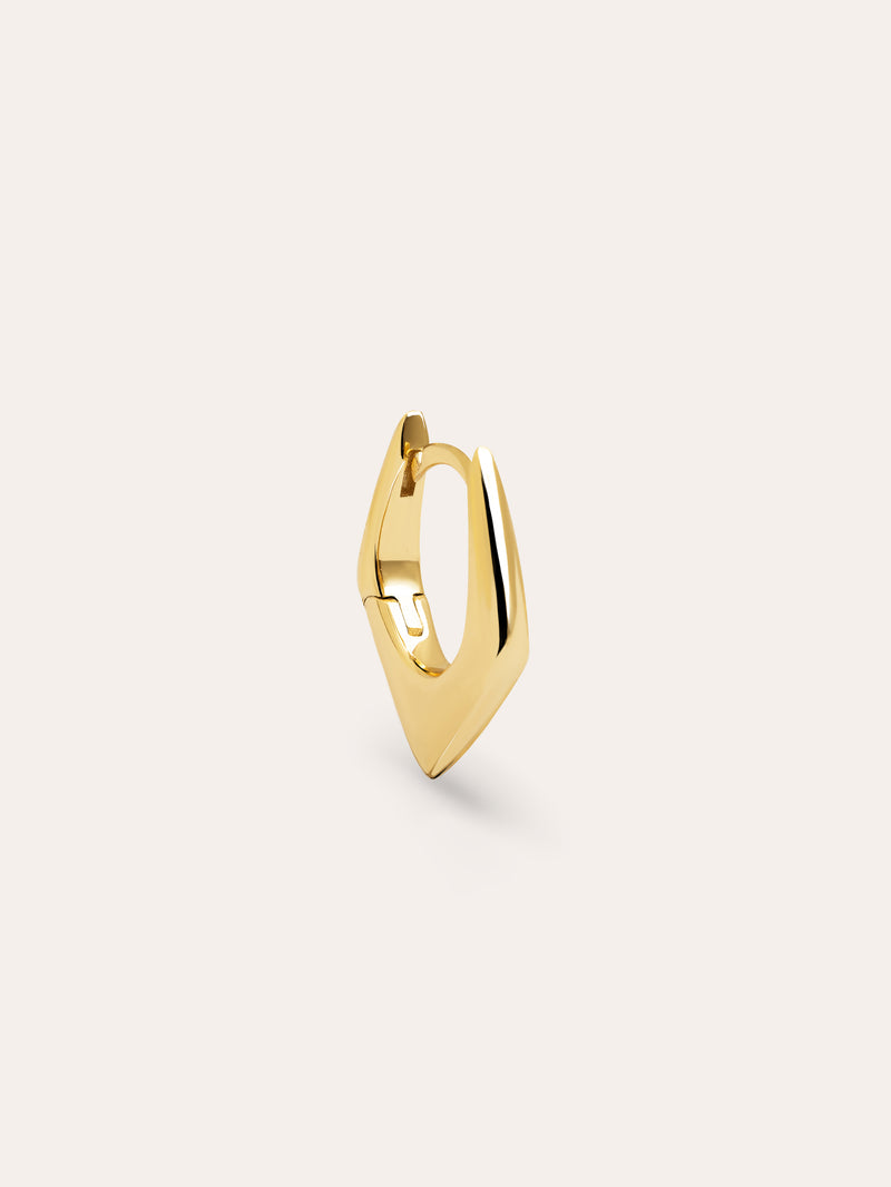 Point Gold Single Earring