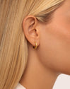 River S Stainless Steel Gold Single Earring